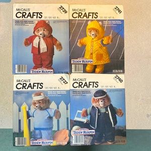 Teddy Ruxpin sewing patterns